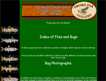 Tablet Screenshot of fryingpananglersflies.com
